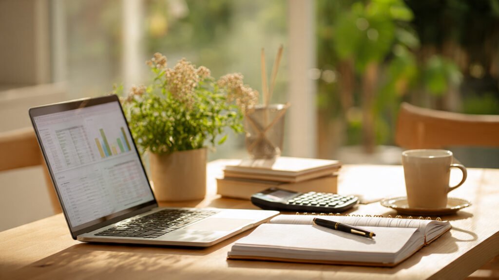 escritorio ordenado con objetos que simbolizan educaci n